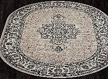 Коврик GAVANA 1,5*1,9м D412 беж овал