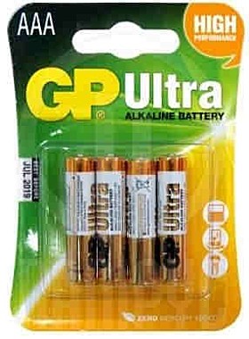 Батарейка GP LR03 Ultra Alkaline 24AU-2UE4