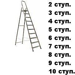 Лестница-стремянка 3ступ сталь Догрулар-РФ 122