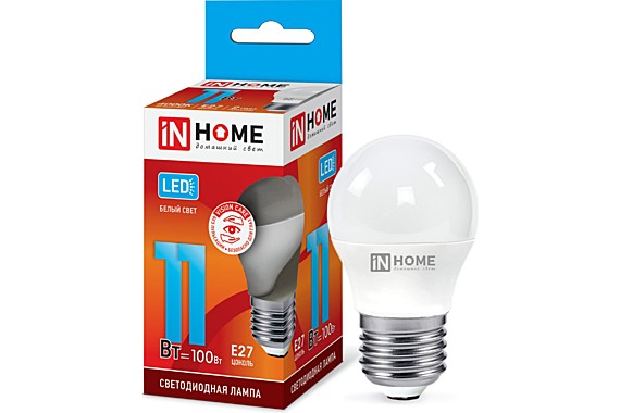 Лампа HOME LED-шар -VC 11Вт 230В Е27 4000