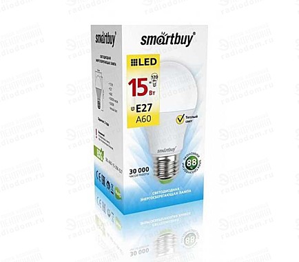 Лампа SMARTBUY 60-15 W/3000/E27