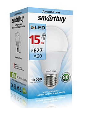 Лампа SMARTBUY 60-15 W/4000/E27
