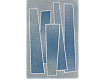 Коврик 1,2*1,7 21С26-БК Оскар 56830/47