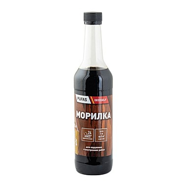 Морилка ПУФАС неводная Дуб мореный 0,5л