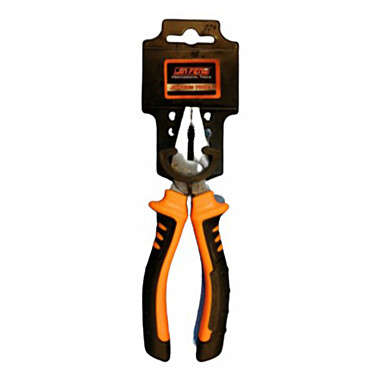 Пассатижи №6 Jinfeng серо оранж ручками 045646