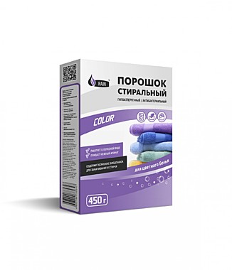 Ср-во RAIN стиральный порошок UNIVERSAL Колор 450г