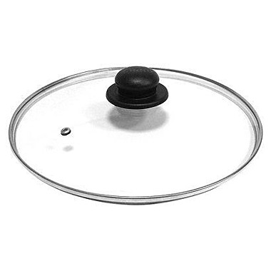 Крышка 24см стекл мет/обод и пароотв 35ркс черн