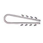 Дюбель-хомут белый 5-10