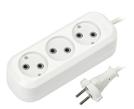 Удлинитель DOMTOK 10м 3гн б/заземл ПВС