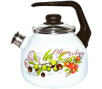 Чайник 3,0л со свист вишн С2717.3ЯР